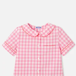Jacadi Pyjashort enfant fille en Vichy - ROSE/BLANC