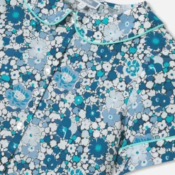Jacadi Pyjashort enfant fille en tissu Liberty - lore BLEU/MULTICO Outlet