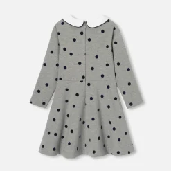 Jacadi Robe à pois enfant fille - gris anthracite GRIS ANTHRACITE JACADI Online