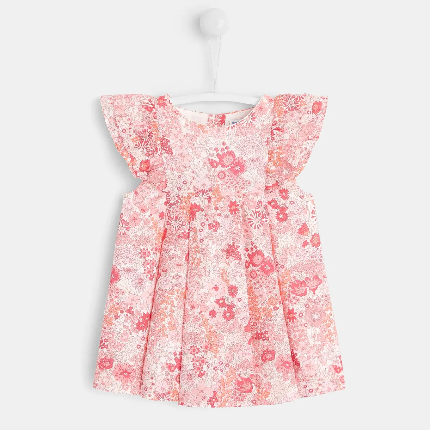 Jacadi Robe bébé fille en Liberty - lore ROSE/MULTICO Outlet
