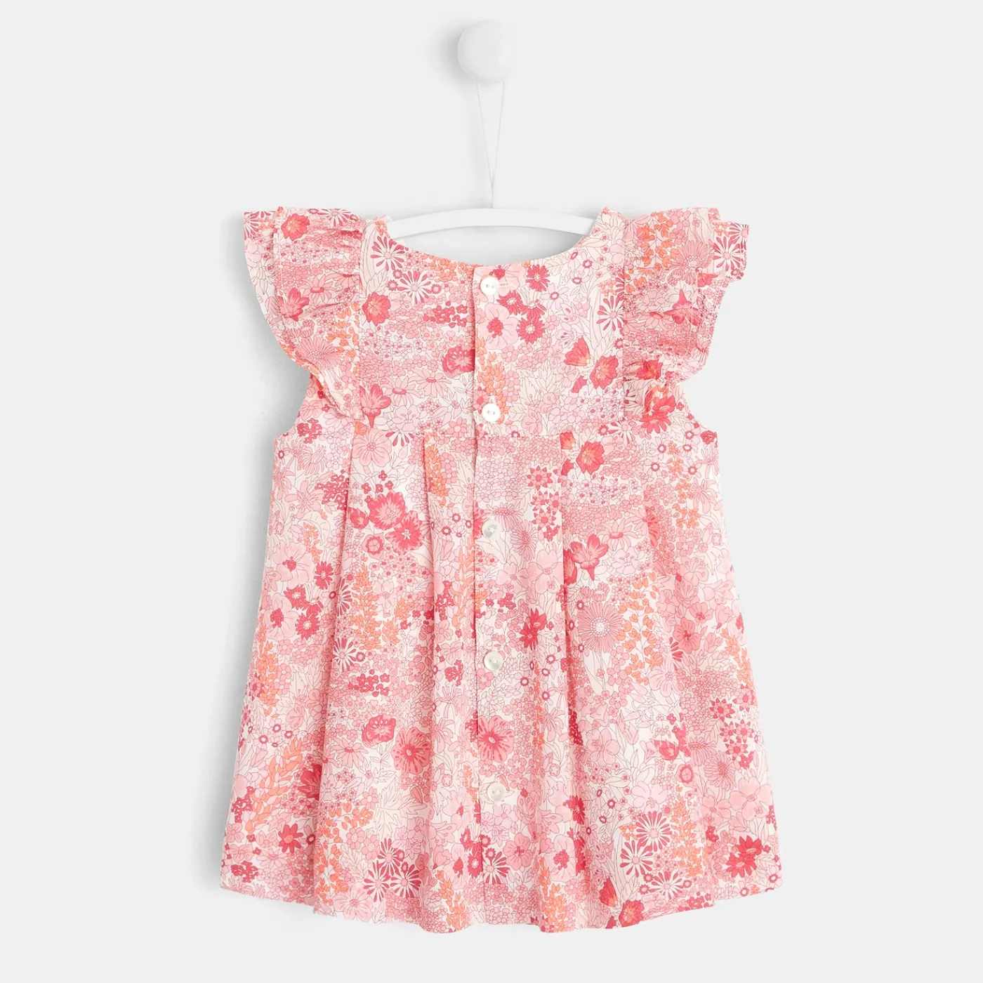 Jacadi Robe bébé fille en Liberty - lore ROSE/MULTICO Outlet