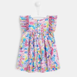Jacadi Robe bébé fille en Liberty - lore MULTICO Outlet
