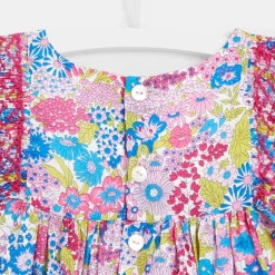 Jacadi Robe bébé fille en Liberty - lore MULTICO Outlet