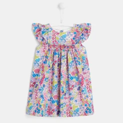 Jacadi Robe bébé fille en Liberty - lore MULTICO