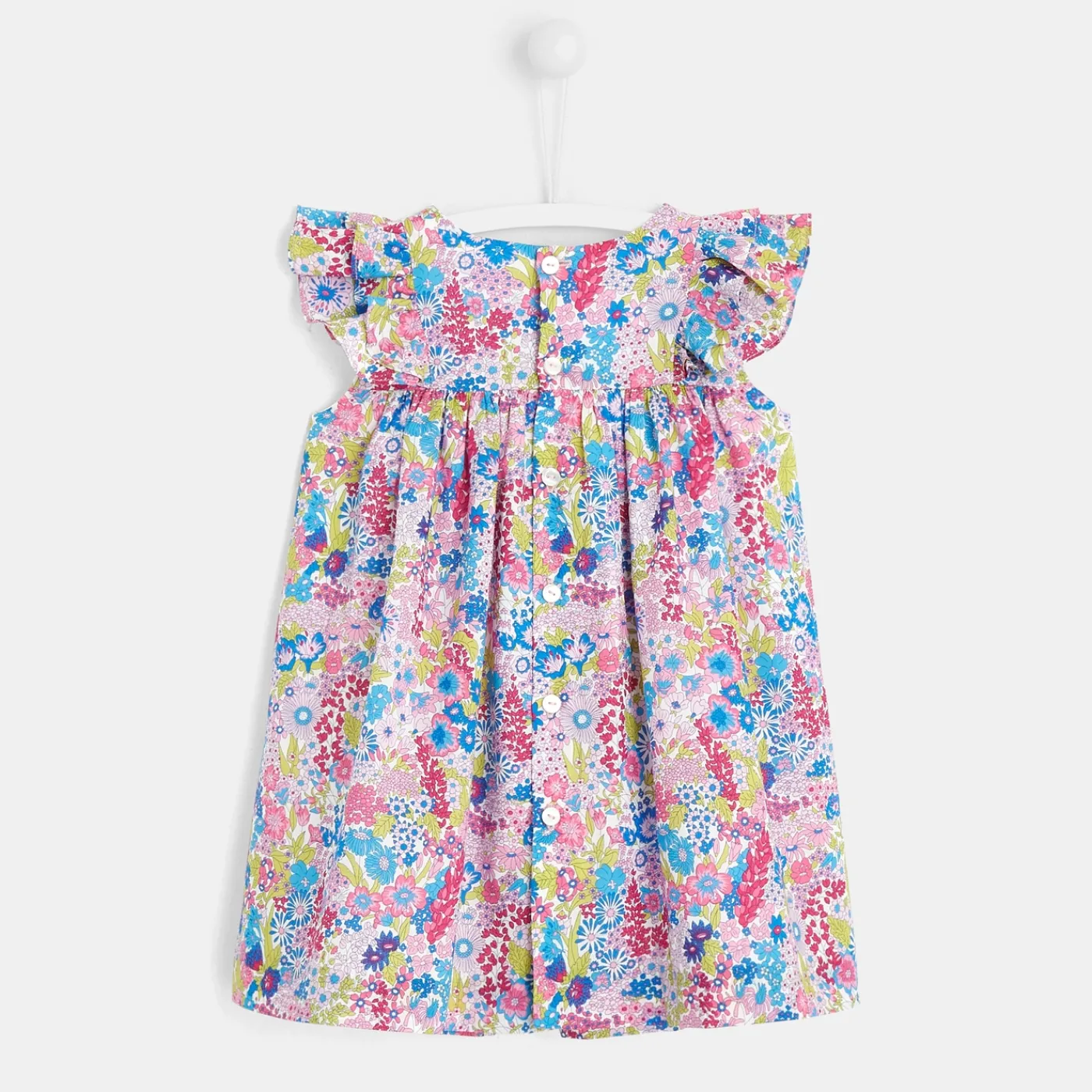Jacadi Robe bébé fille en Liberty - lore MULTICO