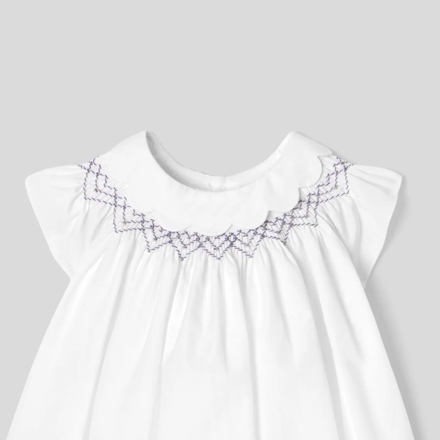 Jacadi Robe bébé fille en popeline - blanc BLANC JACADI Outlet