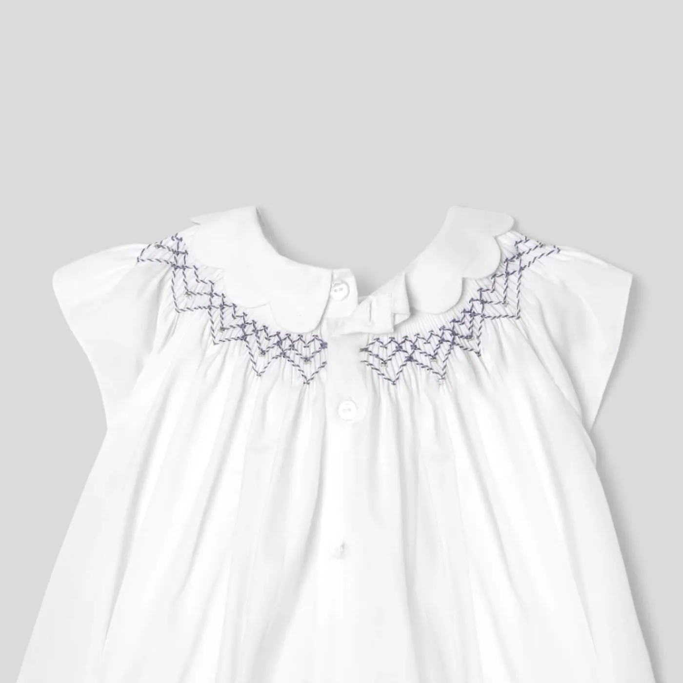 Jacadi Robe bébé fille en popeline - blanc BLANC JACADI Outlet