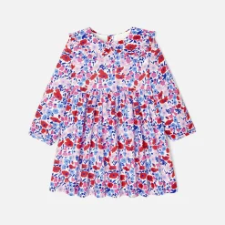 Jacadi Robe bébé fille en tissu Liberty - lore BLANC/MULTICO New