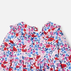Jacadi Robe bébé fille en tissu Liberty - lore BLANC/MULTICO New