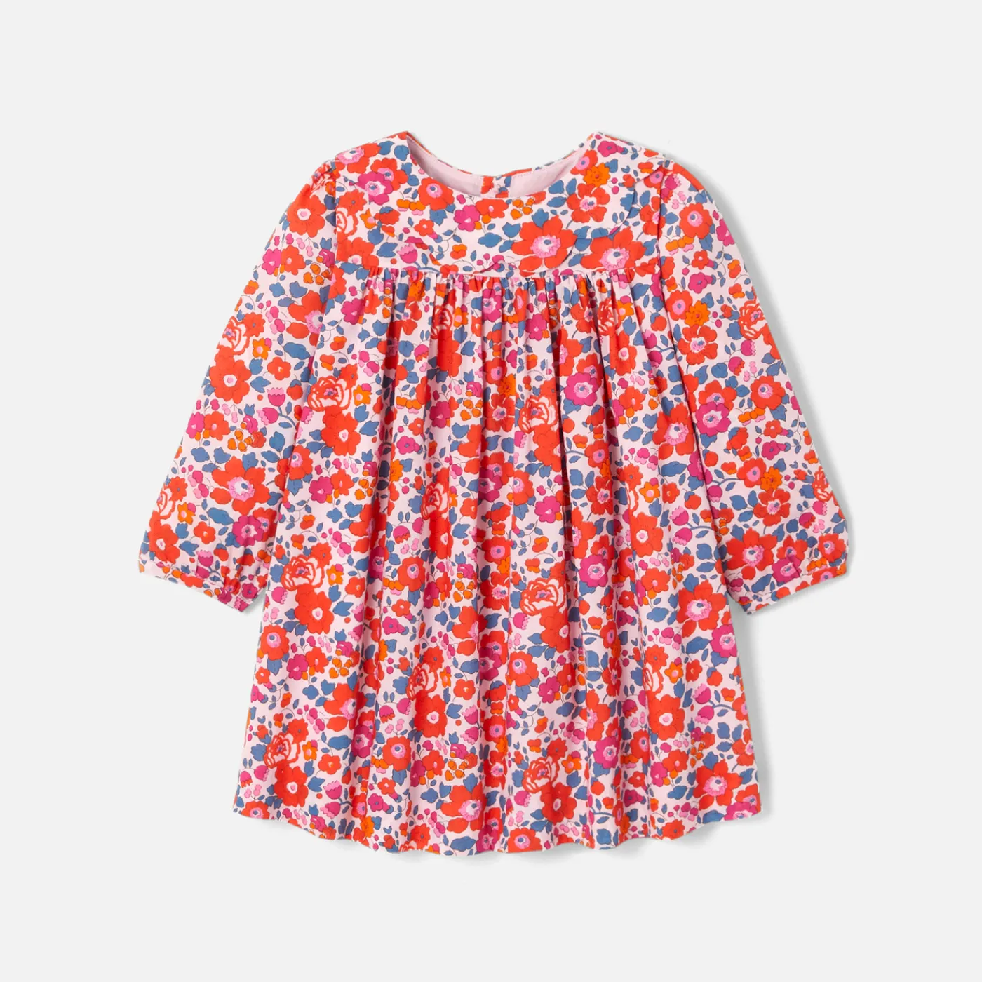 Jacadi Robe bébé fille en tissu Liberty - lore ROSE/MULTICO