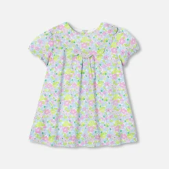 Jacadi Robe bébé fille en Tissu Liberty - lore BLANC/MULTICO Clearance