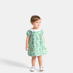 Jacadi Robe bébé fille en Tissu Liberty - lore BLANC/MULTICO Outlet