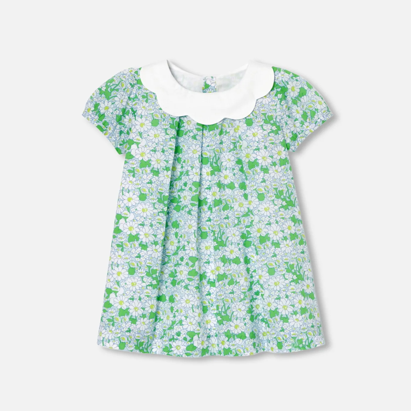 Jacadi Robe bébé fille en Tissu Liberty - lore BLANC/MULTICO Outlet