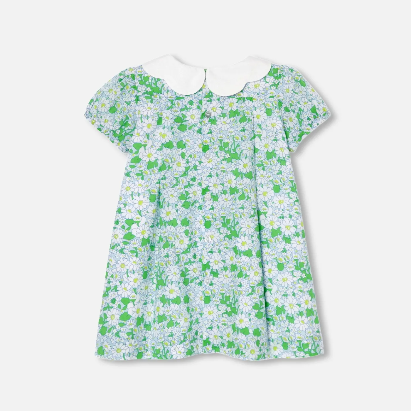 Jacadi Robe bébé fille en Tissu Liberty - lore BLANC/MULTICO Outlet