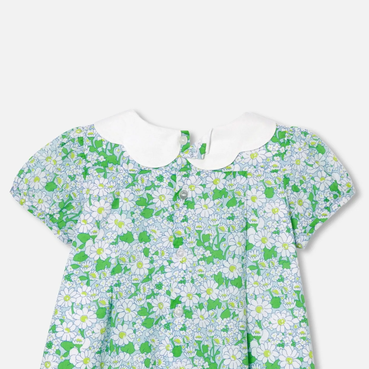 Jacadi Robe bébé fille en Tissu Liberty - lore BLANC/MULTICO Outlet