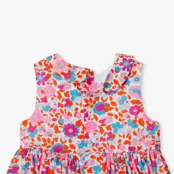 Jacadi Robe bébé fille en tissu Liberty - lore ORANGE/MULTICO Best