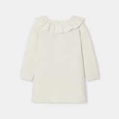 Jacadi Robe bébé fille en tricot - lore BLANC DOUX/MULTICO New
