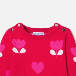 Jacadi Robe bébé fille en tricot - rouge ROUGE JACADI Best