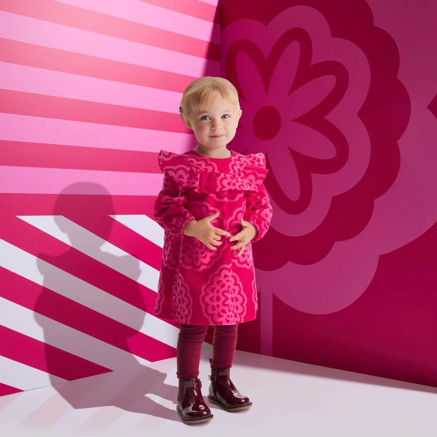 Jacadi Robe bébé fille en velours MULTICO Clearance