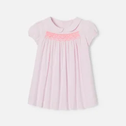 Jacadi Robe bébé fille manches ballon ROSE POUDRE JACADI Outlet