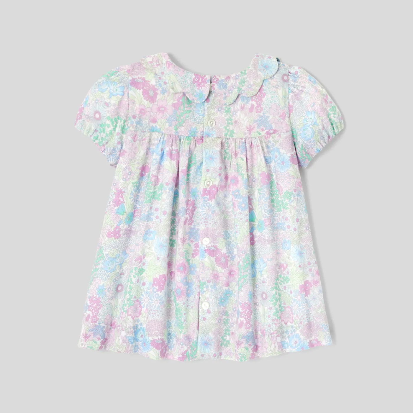Jacadi Robe bébé fille manches courtes - lore BLANC/MULTICO Discount