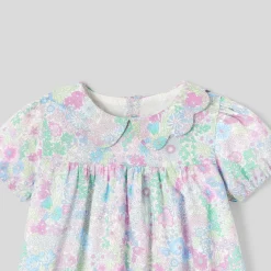Jacadi Robe bébé fille manches courtes - lore BLANC/MULTICO Discount