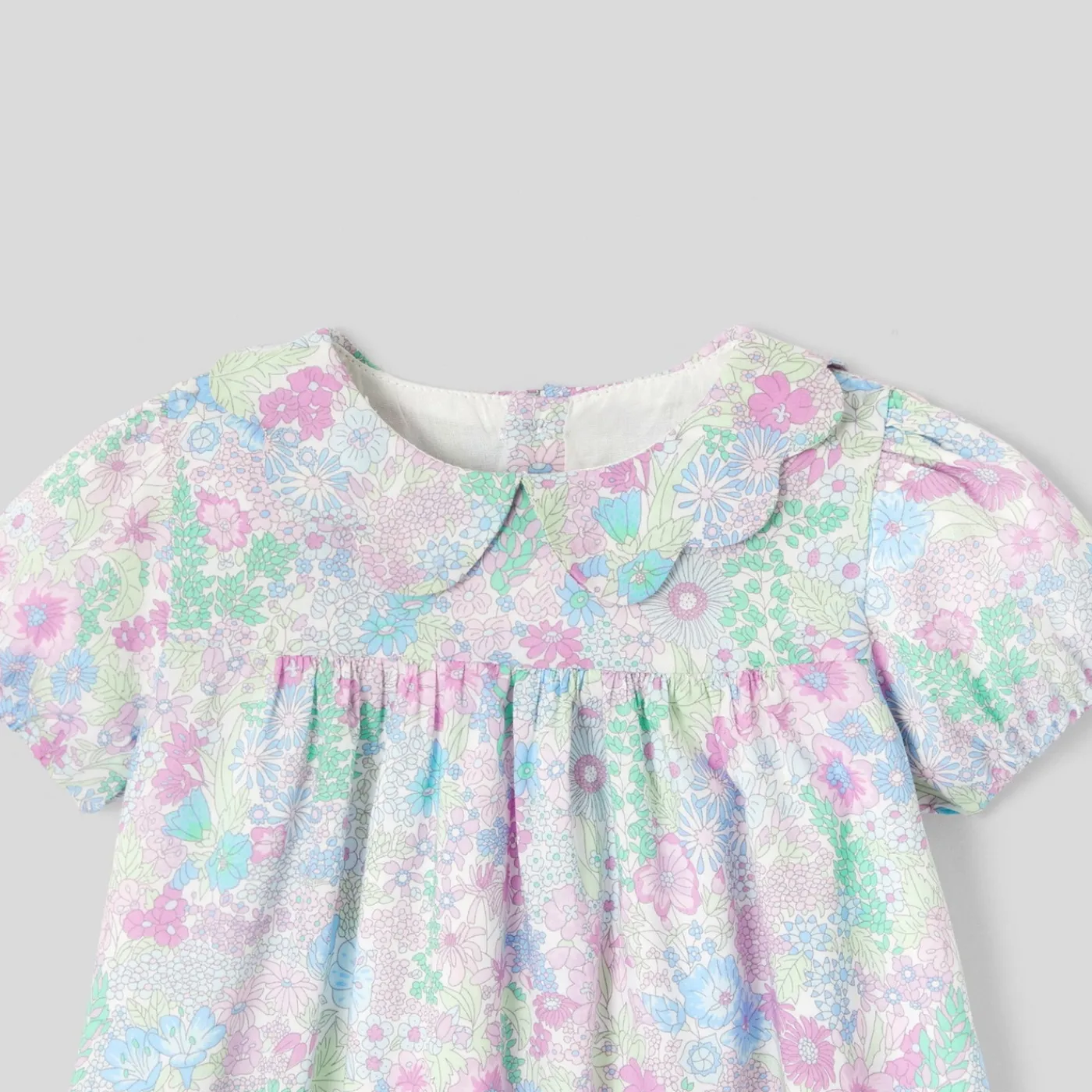 Jacadi Robe bébé fille manches courtes - lore BLANC/MULTICO Discount