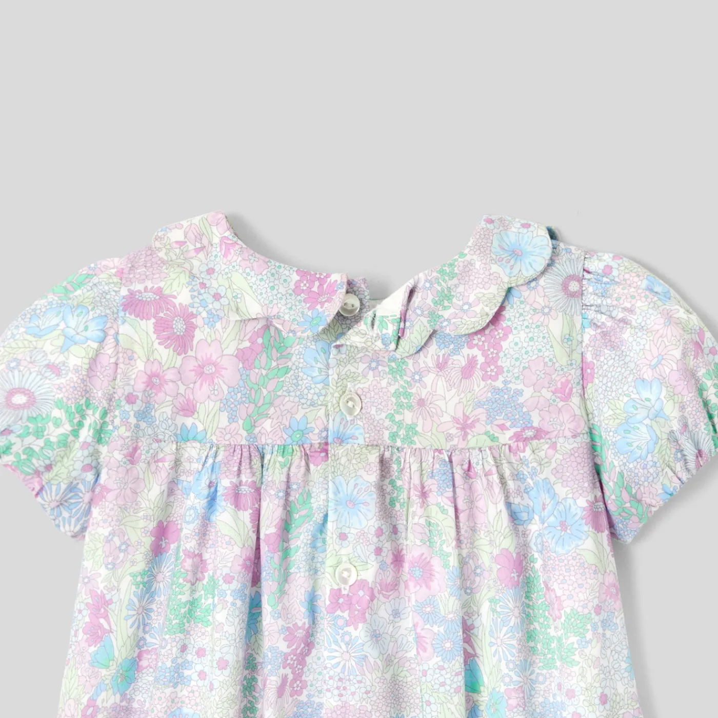 Jacadi Robe bébé fille manches courtes - lore BLANC/MULTICO Discount
