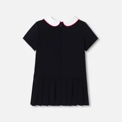 Jacadi Robe bébé fille manches courtes - marine MARINE JACADI Discount