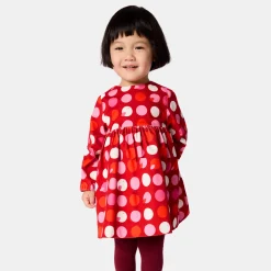 Jacadi Robe bébé fille manches longues - lore ROUGE/MULTICO