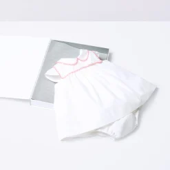 Jacadi Robe bébé fille Mon premier - blanc BLANC JACADI Outlet