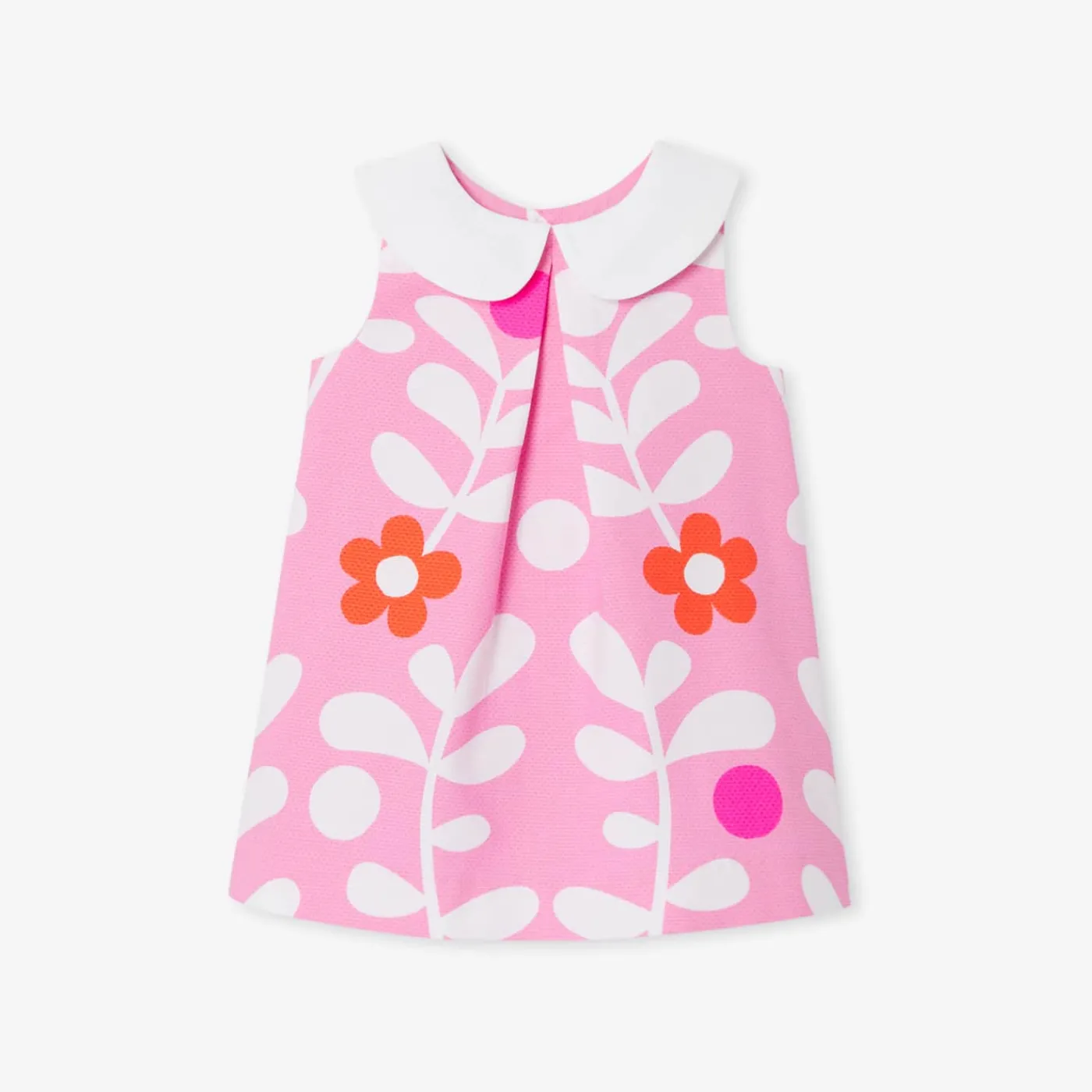 Jacadi Robe bébé fille motif végétal - lore ROSE/MULTICO Discount