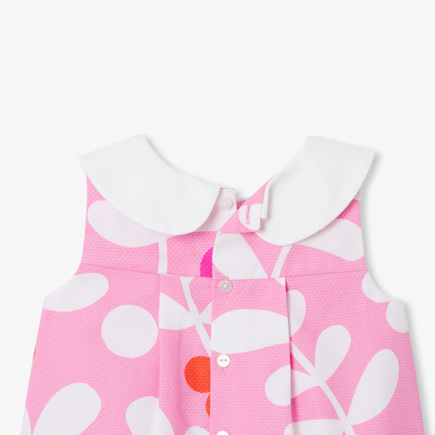 Jacadi Robe bébé fille motif végétal - lore ROSE/MULTICO Discount