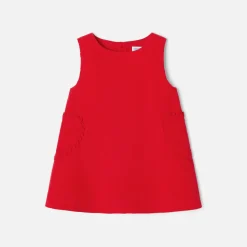 Jacadi Robe chasuble bébé fille - rouge ROUGE JACADI Hot