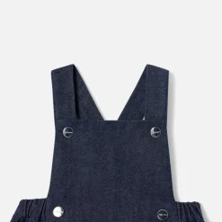 Jacadi Robe chasuble bébé fille en jean - DENIM FONCE Discount