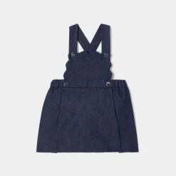 Jacadi Robe chasuble bébé fille en jean - DENIM FONCE Online
