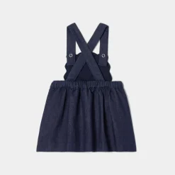 Jacadi Robe chasuble bébé fille en jean - DENIM FONCE Online