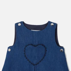 Jacadi Robe chasuble bébé fille en jean - DENIM FONCE Best
