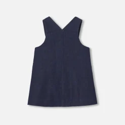 Jacadi Robe chasuble bébé fille en jean - DENIM FONCE New