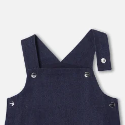 Jacadi Robe chasuble bébé fille en jean - DENIM FONCE New