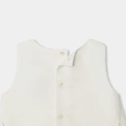 Jacadi Robe chasuble bébé fille en velours - blanc doux BLANC DOUX JACADI Online