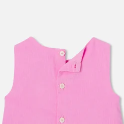 Jacadi Robe chasuble bébé fille en velours - ROSE MOYEN New