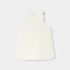 Jacadi Robe chasuble bébé fille en velours - blanc doux BLANC DOUX JACADI Discount