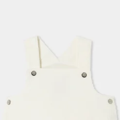 Jacadi Robe chasuble bébé fille en velours - blanc doux BLANC DOUX JACADI Discount
