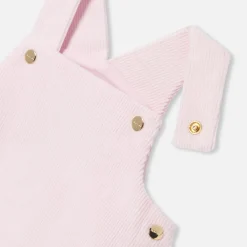 Jacadi Robe chasuble bébé fille en velours - rose poudre ROSE POUDRE JACADI Sale