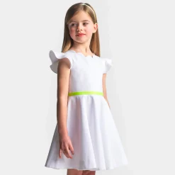 Jacadi Robe de cérémonie enfant fille - blanc BLANC JACADI Sale