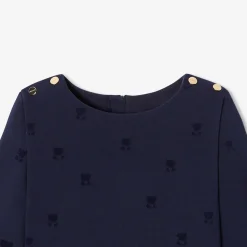 Jacadi Robe en molleton enfant fille - marine MARINE JACADI Hot