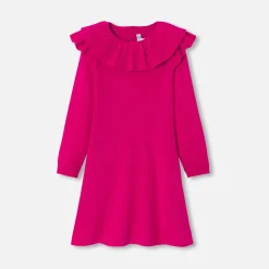 Jacadi Robe en tricot enfant fille - ROSE GRENADINE