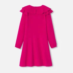 Jacadi Robe en tricot enfant fille - ROSE GRENADINE