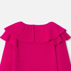 Jacadi Robe en tricot enfant fille - ROSE GRENADINE